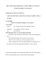 THỰC TRẠNG HOẠT ĐỘNG ĐẦU TƯ PHÁT TRIỂN CỦA CÔNG TY CỔ PHẦN CƠ ĐIỆN VÀ XÂY DỰNG