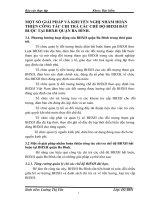 MỘT SỐ GIẢI PHÁP VÀ KHUYẾN NGHỊ NHẰM HOÀN THIỆN CÔNG TÁC CHI TRẢ CÁC CHẾ ĐỘ BHXH BẮT BUỘC TẠI BHXH QUẬN BA ĐÌNH