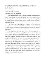 HOẠT ĐỘNG BẢO LÃNH TẠI CHI NHÁNH NH ĐT&PT NAM HÀ NỘI