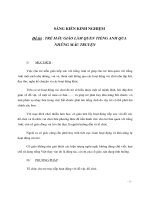 TRẺ MẪU GIÁO LÀM QUEN TIẾNG ANH QUA NHỮNG MẪU TRUYỆN