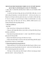 MỘT SỐ GIẢI PHÁP NHẰM HOÀN THIỆN CƠ CẤU TỔ CHỨC BỘ MÁY QUẢN TRỊ CỦA SỞ KẾ HOẠCH VÀ ĐẦU TƯ VĨNH PHÚC