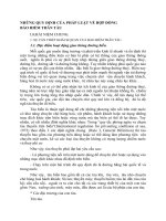 NHỮNG QUY ĐỊNH CỦA PHÁP LUẬT VỀ HỢP ĐỒNG