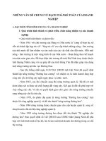 NHỮNG VẤN ĐỀ CHUNG VỀ HẠCH TOÁNKẾ TOÁN CỦA DOANH NGHIỆP