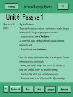advanced language practice - Passive