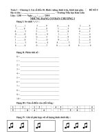 Tài liệu BT bổ sung Toán hay