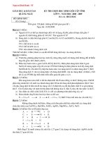 Tài liệu DE THI HSG CAP TINH