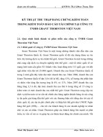 KỸ THUẬT THU THẬP BẰNG CHỨNG KIỂM TOÁN TRONG KIỂM TOÁN BÁO CÁO TÀI CHÍNH TẠI CÔNG TY TNHH GRANT THORNTON VIỆT NAM