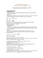 Phương pháp giải bài tập Hóa ôn thi tốt nghiệp và đại học