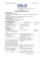 Tài liệu Giáo án lớp 4 tuần 18 có soạn HSKT