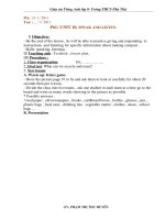 Bài giảng giao an 8 tuan 22