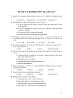 Tài liệu 3 đề tham khảo thi Đại học môn Hóa và đáp án Số 7+8+9
