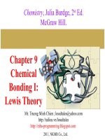 Gián án Chapter 9 Chemical Bonding I:Lewis Theory