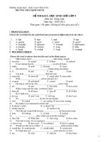 Tài liệu De KSCL HSG lop 9-dap an