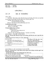 Tài liệu Giáo án Sinh học 7(HKII)