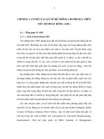 CƠ SỞ LÝ LUẬN VỀ HỆ THỐNG CHI PHÍ DỰA TRÊN MỨC ĐỘ HOẠT ĐÔNG