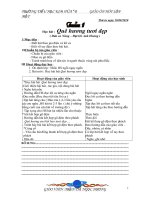 Gián án giáo án lớp 1 CKT