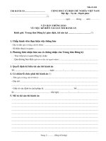 Mẫu 01-KB: Văn bản thông báo về việc kê biên tài sản thi hành án