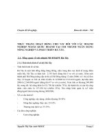 THỰC TRẠNG HOẠT ĐỘNG CHO VAY ĐỐI VỚI CÁC DOANH NGHIỆP NGOÀI QUỐC DOANH TẠI CHI NHÁNH NGÂN HÀNG NÔNG NGHIỆP VÀ PHÁT TRIỂN HÀ TÂY