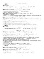 Bài soạn Đề ôn tập toán 9