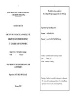 A study of syntactic and semantic features of sport headings in english and vietnamese 