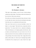 THE SHOES OF FORTUNE (II)