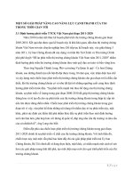 MỘT SỐ GIẢI PHÁP NÂNG CAO NĂNG LỰC CẠNH TRANH CỦA TSS TRONG THỜI GIAN TỚI