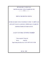 Đánh giá khả năng tái sinh invitro và biến nạp gen GFP vào lúa japonica thông qua vi khuẩn agrobacterium tumefaciens 