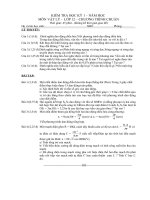 Lý 12 Đề thi HK I số 10