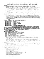 Bài soạn chuong trinh moi