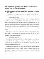 Một số ý kiến đề xuất nhằm hoàn thiện kế toán tài sản cố định tại công ty Cổ phần Sông Đà 11