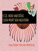 Bài giảng Chuong II-Bai 13-Boi va Uoc Cua Mot So Nguyen
