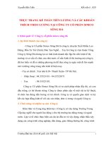 THỰC TRANG KẾ TOÁN TIỀN LƯƠNG VÀ CÁC KHOẢN TRÍCH THEO LƯƠNG TẠI CÔNG TY CỔ PHẦN SIMCO SÔNG ĐÀ