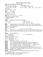 Một số bài luyện HK toán 6