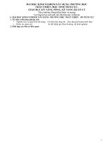 Bài soạn Bài học kinh nghiệm xây dựng THTTHSTC