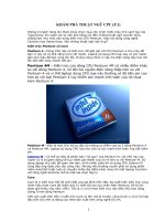 Bài giảng Khám phá thuật ngữ CPU