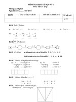 Tài liệu Đề Thi Kì 1