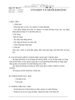 Gián án Bai 34. Vitamin va muoi khoang