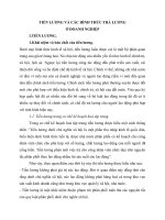 TIỀN LƯƠNG VÀ CÁC HÌNH THỨC TRẢ LƯƠNG