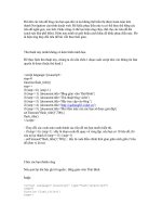 Bài giảng Code tiêu đề chạy