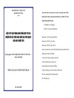 Điều tiết quá trình sinh tổng hợp etylen nhằm kéo dài thời gian chín sau thu hoạch của quả chuối tiêu 