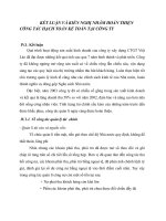 KẾT LUẬN VÀ KIẾN NGHỊ NHẰM HOÀN THIỆN CÔNG TÁC HẠCH TOÁN KẾ TOÁN TẠI CÔNG TY