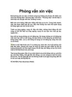 Phỏng vấn xin việc