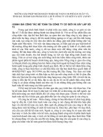 NHỮNG GIẢI PHÁP NHẰM HOÀN THIỆN KẾ TOÁN CHI PHÍ SẢN XUẤT VÀ TÍNH GIÁ THÀNH SẢN PHẨM XÂY LẮP Ở CÔNG TY CƠ GIỚI VÀ XÂY LẮP SỐ 13