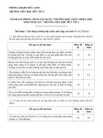 Bài soạn TIEU CHI DANH GIA P.TRAO XD THTT HSTC