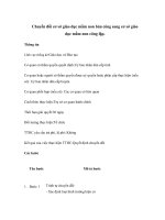 Chuyển đổi cơ sở giáo dục mầm non bán công sang cơ sở giáo dục mầm non công lập.