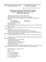 Gián án Biên bản CTĐ