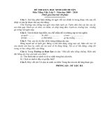 Bài giảng Đề& ĐA-  HSG huyện- Môn TV- L3