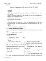 Tài liệu giao an tin ki 2 lop 6