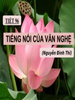 Gián án tieng noi cua van nghe