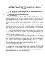 LÝ LUẬN CHUNG VỀ THÀNH PHẨM TIÊU THỤ THÀNH PHẨM  VÀ XÁC ĐỊNH KẾT QUẢ SẢN XUẤT KINH DOANH TRONG CÁC DOANH NGHIỆP